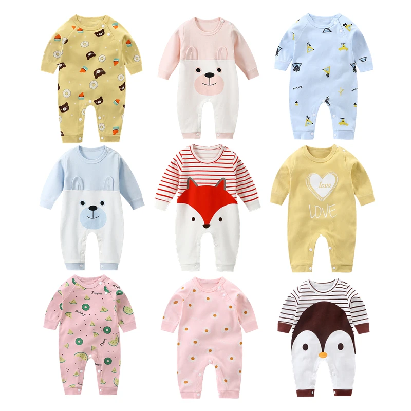 Spring And Autumn Newborn Baby Rompers Baby Clothes For Girls Boys Long Sleeve Cotton Jumpsuit Infant Baby Overall Kids Outfits
Spring And Autumn Newborn Baby Rompers Baby Clothes For Girls Boys Long Sleeve Cotton Jumpsuit Infant Baby Overall Kids Outfits