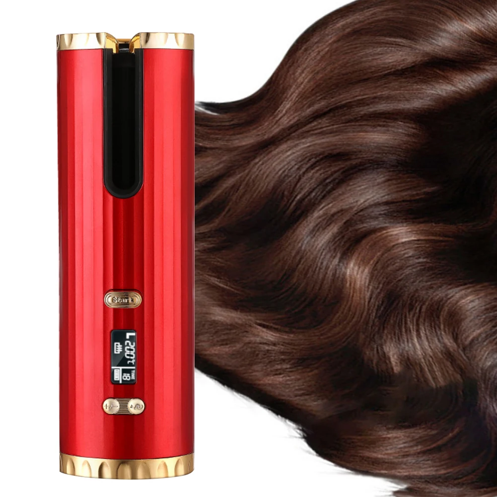 Dry Wet Cordless Automatic Hair Curling Iron LCD Display 360 Degree Rotating Adjustable Temperature Home Salon Quick Heating
Dry Wet Cordless Automatic Hair Curling Iron LCD Display 360 Degree Rotating Adjustable Temperature Home Salon Quick Heating