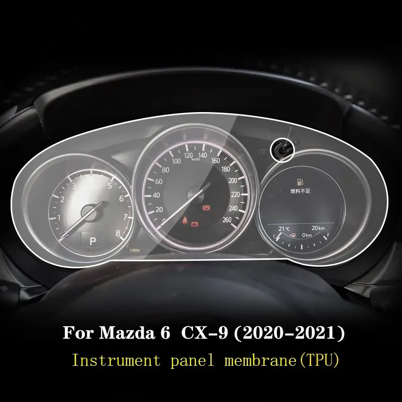 For Mazda 6 CX-9 2020 Car nterior Instrument panel membrane LCD screen TPU protective film Anti-scratch Speedometer Accessores
For Mazda 6 CX-9 2020 Car nterior Instrument panel membrane LCD screen TPU protective film Anti-scratch Speedometer Accessores