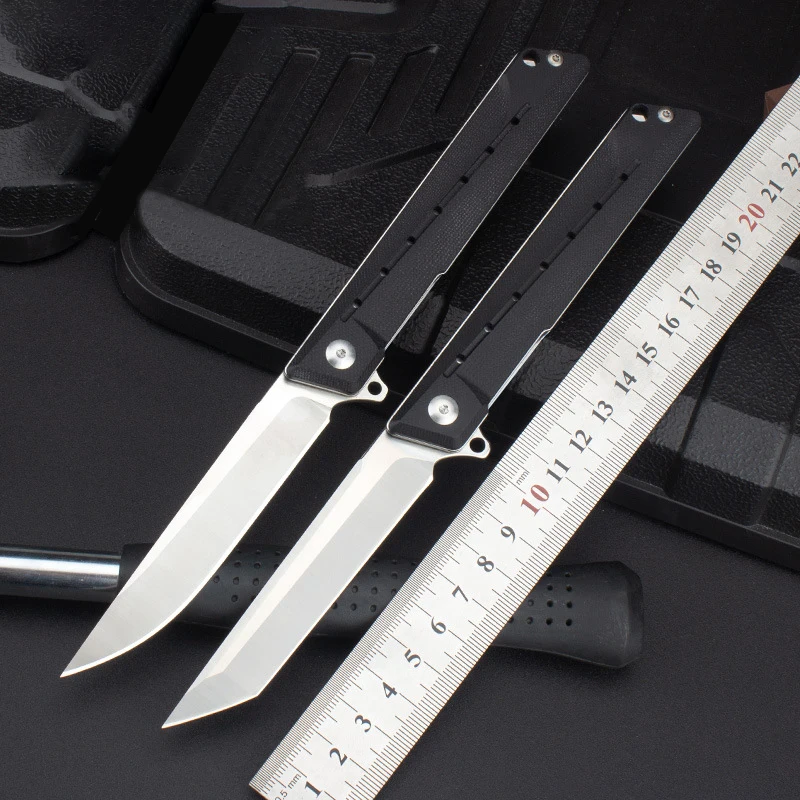 Pocket Folding Knife Durable Non-Slip G-10 Handle D2 Steel Blade Tactical Survival Knife Outdoor Hunting Knife EDC Multi Tool
Pocket Folding Knife Durable Non-Slip G-10 Handle D2 Steel Blade Tactical Survival Knife Outdoor Hunting Knife EDC Multi Tool