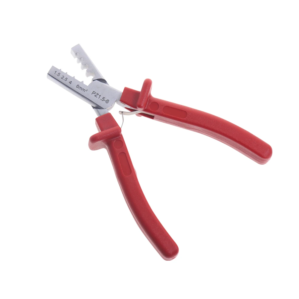 PZ1.5-6 Mini Small Ferrules Tool Crimper Plier for Crimping Cable End-sleeves from 1.5-6mm2 Clamp Plier
PZ1.5-6 Mini Small Ferrules Tool Crimper Plier for Crimping Cable End-sleeves from 1.5-6mm2 Clamp Plier
