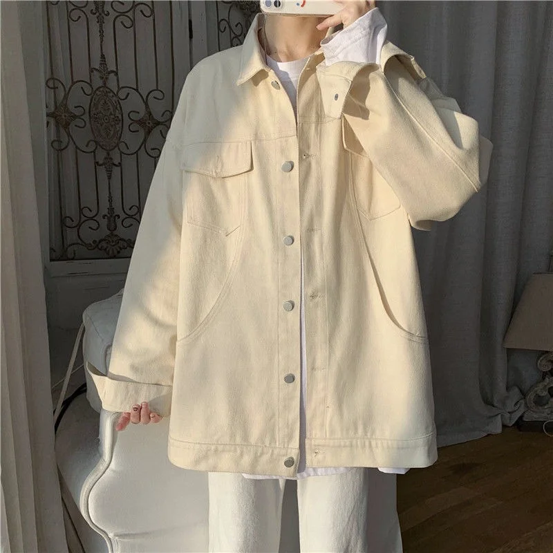 Модная Повседневная джинсовая куртка для инструментов, Мужская Корейская свободная Красивая весенне-осенняя однотонная модная мужская ку...
Модная Повседневная джинсовая куртка для инструментов, Мужская Корейская свободная Красивая весенне-осенняя однотонная модная мужская ку...