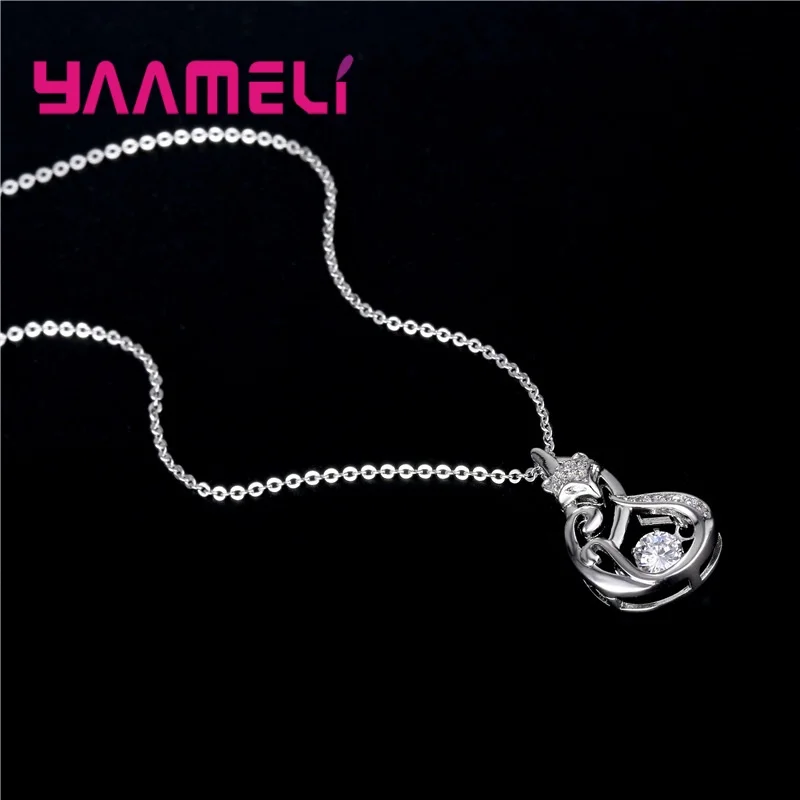 Unique Sterling Silver 925 Necklace Jewelry Elegant Original Korea Design Fox Pendant Collar for Wedding Engagement Party Bijoux
Unique Sterling Silver 925 Necklace Jewelry Elegant Original Korea Design Fox Pendant Collar for Wedding Engagement Party Bijoux