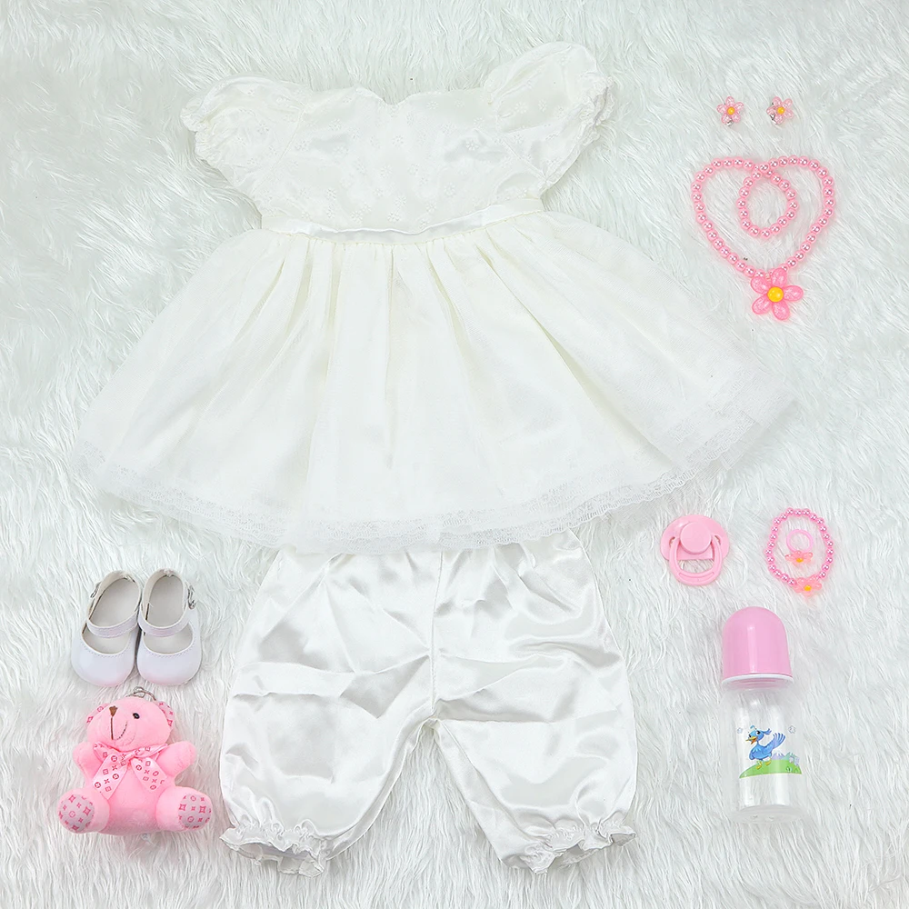 Bebe Reborn Real Baby Doll Toys for Girls 22inch Soft Full Silicone Lifelike Baby Dolls Interactive Dolls In-Stock Items
Bebe Reborn Real Baby Doll Toys for Girls 22inch Soft Full Silicone Lifelike Baby Dolls Interactive Dolls In-Stock Items