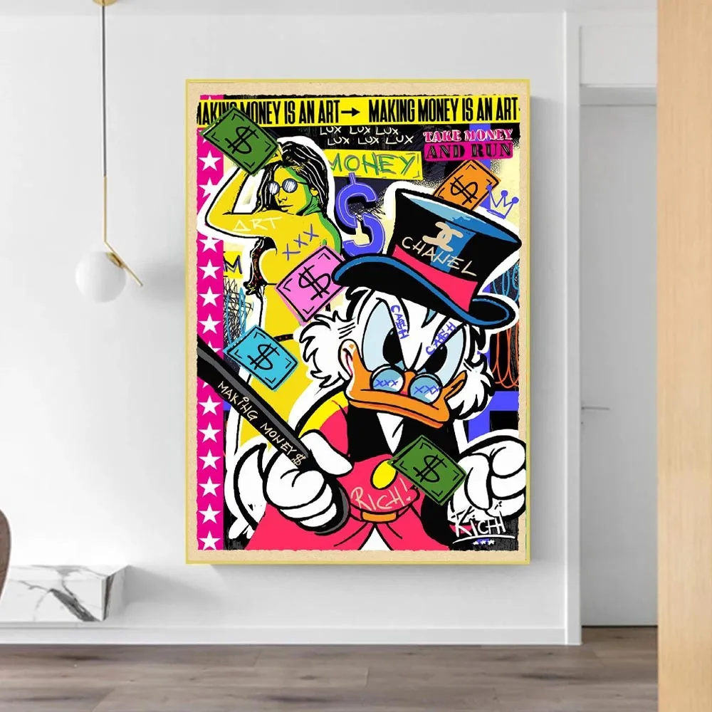Modular Graffiti Art Disney Donald Duck Canvas Painting Cartoon Mickey Posters Hd Prints Street Wall Art Picture Pop Home Decor
Modular Graffiti Art Disney Donald Duck Canvas Painting Cartoon Mickey Posters Hd Prints Street Wall Art Picture Pop Home Decor