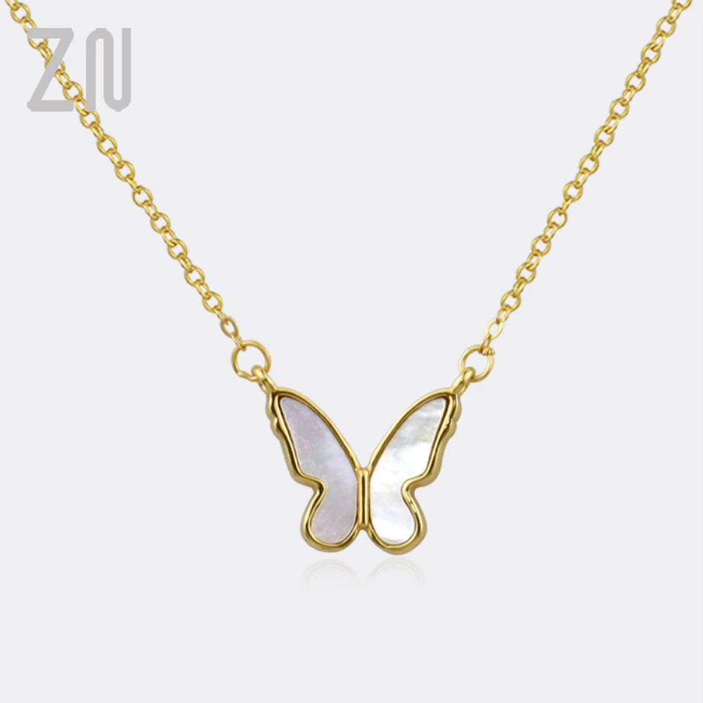 Trendy INS Style Inlaid Shells Butterfly Shape Pendant Necklaces Women's Fashion Jewelry Ladies Accessories Girls Romantic Gifts
Trendy INS Style Inlaid Shells Butterfly Shape Pendant Necklaces Women's Fashion Jewelry Ladies Accessories Girls Romantic Gifts
