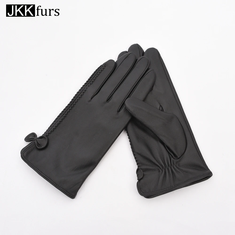 Women's Genuine Leather Glove Lady Elegant Touch Screen Winter Thick Warm Mittens SL1000 
Women's Genuine Leather Glove Lady Elegant Touch Screen Winter Thick Warm Mittens SL1000
