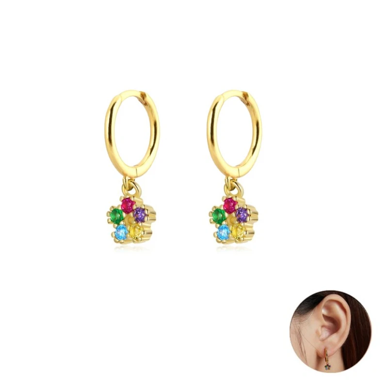 New Ins Style Coloful Shiny Zircon Flower Pendant Drop Earrings for Women Girl Valentines Day Gift 2022 Trend Jewelry Pendientes
New Ins Style Coloful Shiny Zircon Flower Pendant Drop Earrings for Women Girl Valentines Day Gift 2022 Trend Jewelry Pendientes