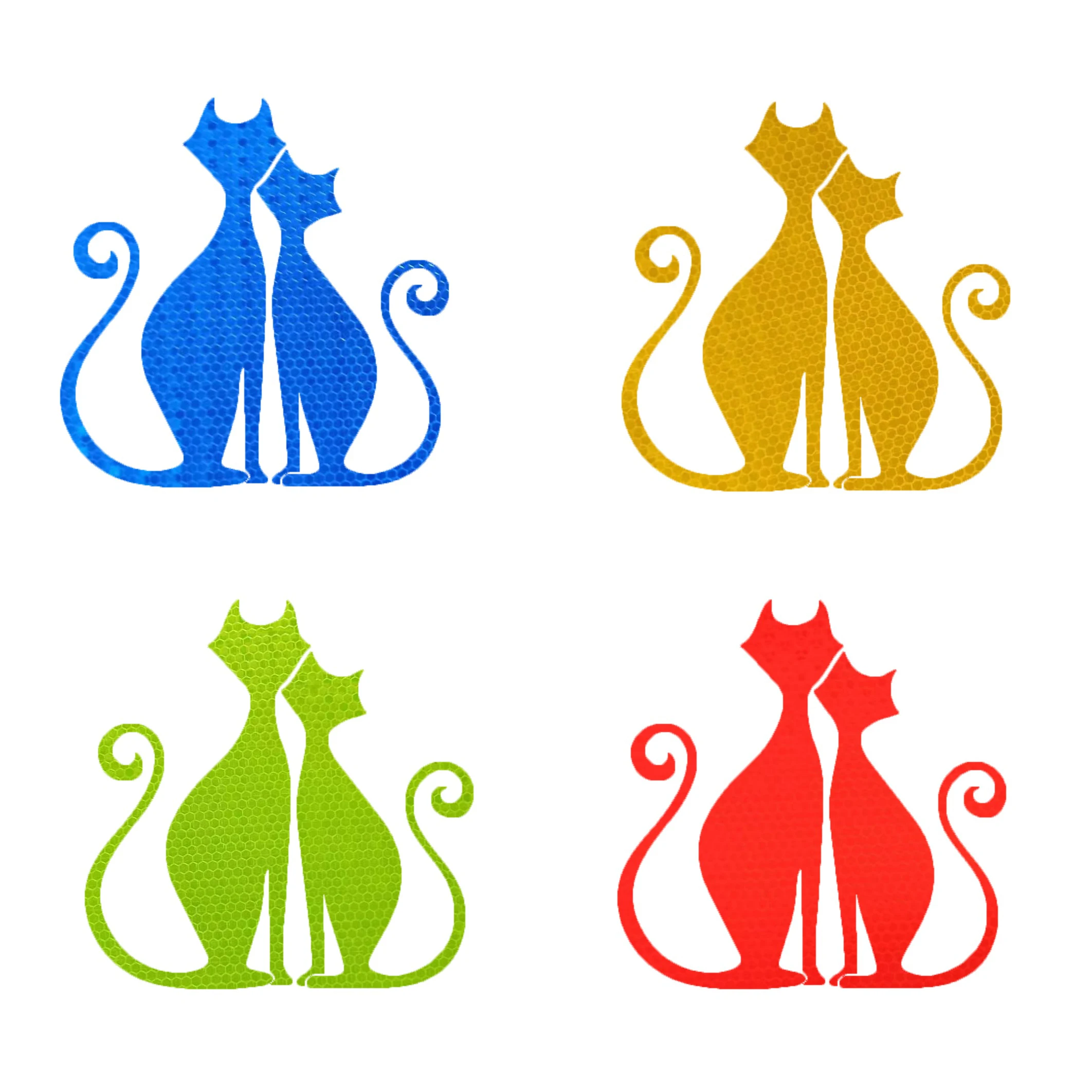 Reflective Cats in Love Car Stickers and Decals Safety Sign Bumper Sticker Warning Strip Decal for Car Styling Decor 12.7cmx12cm
Reflective Cats in Love Car Stickers and Decals Safety Sign Bumper Sticker Warning Strip Decal for Car Styling Decor 12.7cmx12cm