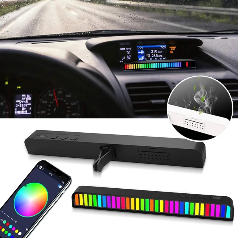 Aromatherapy Pickup Rhythm Light App Control USB Rechargeable Sound Control LED Strip Night Lights Car Air Freshener Room Decor
Aromatherapy Pickup Rhythm Light App Control USB Rechargeable Sound Control LED Strip Night Lights Car Air Freshener Room Decor