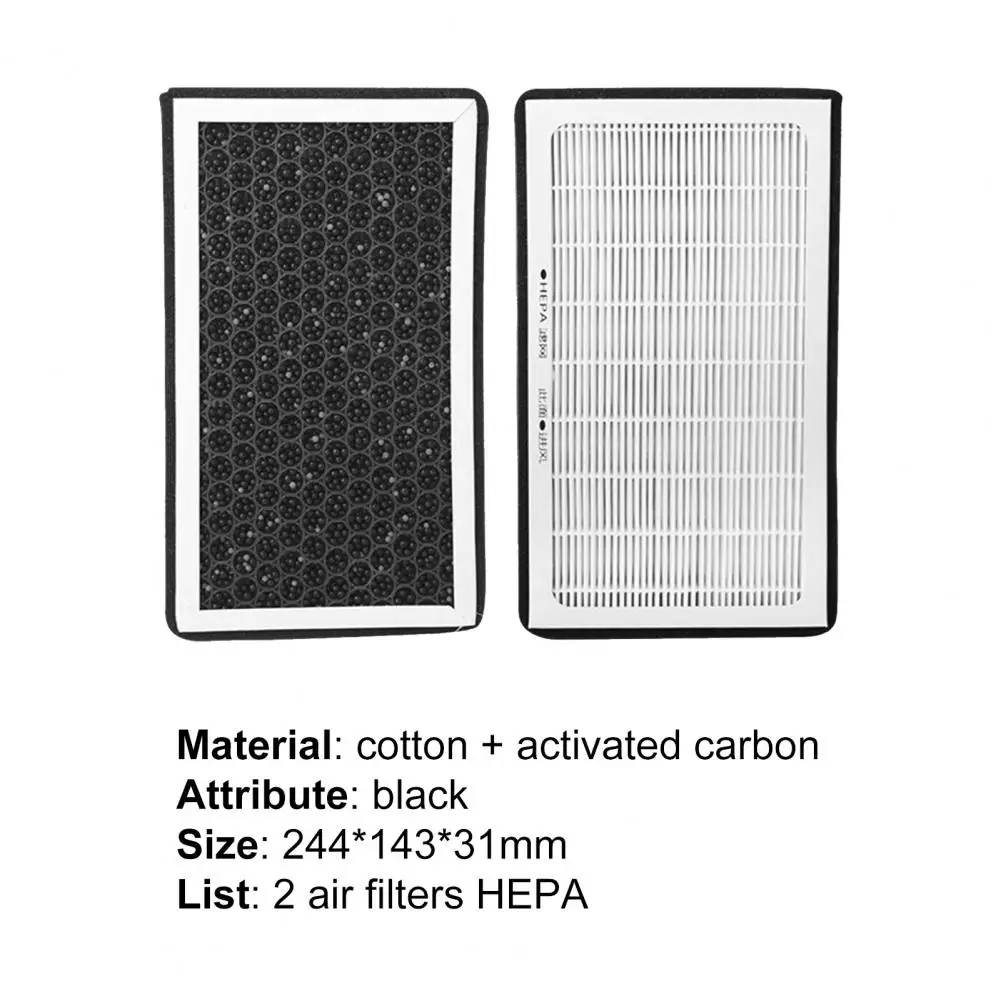 Hot Sales 2Pcs Air Filter HEPA Replacement Part Activated Carbon Auto Accessories A/C Filter for Tesla Model 3 2017 2018 2019 20
Hot Sales 2Pcs Air Filter HEPA Replacement Part Activated Carbon Auto Accessories A/C Filter for Tesla Model 3 2017 2018 2019 20