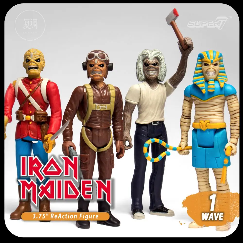 Super7 Iron Maiden Band Action Figures 3.75inch Collectible figurines Halloween Gift Horror Toys for boy
Super7 Iron Maiden Band Action Figures 3.75inch Collectible figurines Halloween Gift Horror Toys for boy