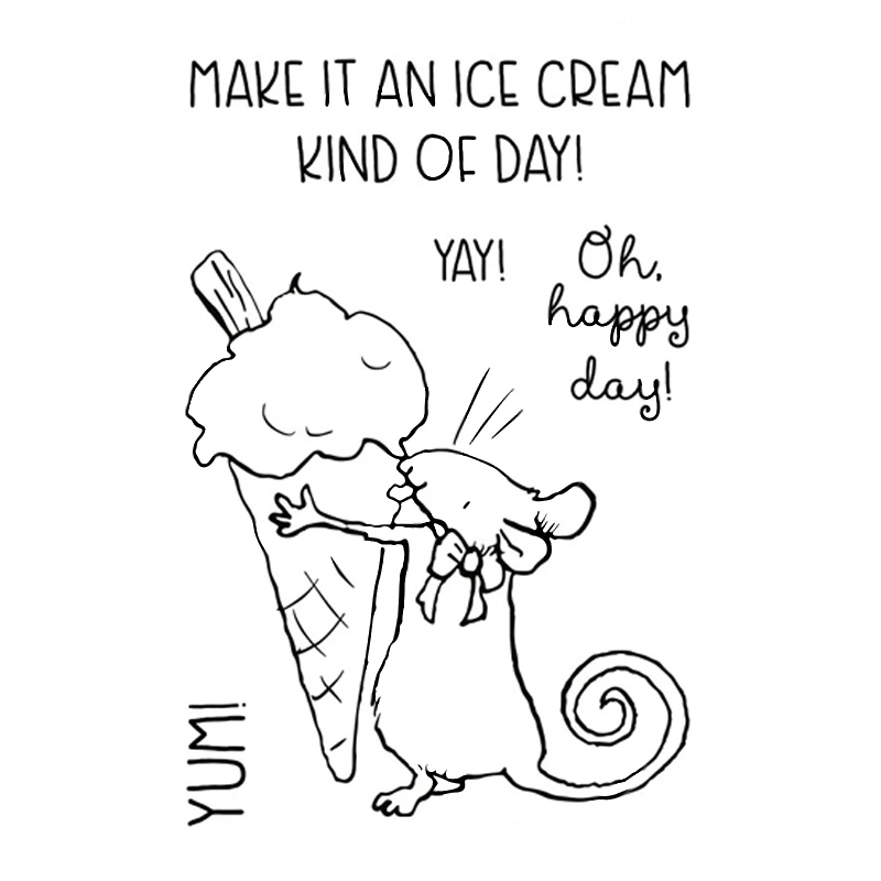 Make It An Ice Cream Kind Of Day! Stamp And Die Set 2021 Happy Mouse With Ice Cream New Stamps And Dies For Card Making
Make It An Ice Cream Kind Of Day! Stamp And Die Set 2021 Happy Mouse With Ice Cream New Stamps And Dies For Card Making