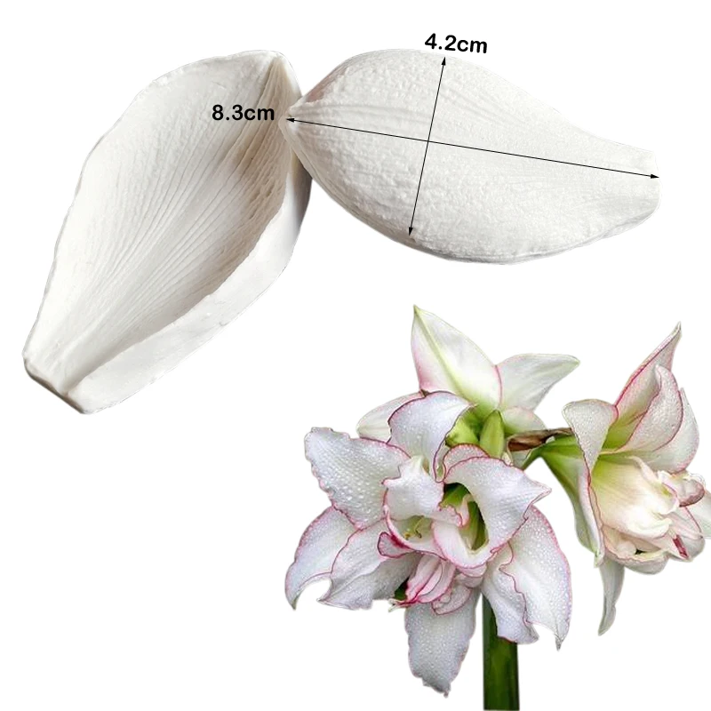 Силиконовая форма Lily &Amaryllis Petal Veiner, помадка, цветы, украшение торта, шоколадная мастика, SugarClay, холодный фарфор M2435
Силиконовая форма Lily &Amaryllis Petal Veiner, помадка, цветы, украшение торта, шоколадная мастика, SugarClay, холодный фарфор M2435