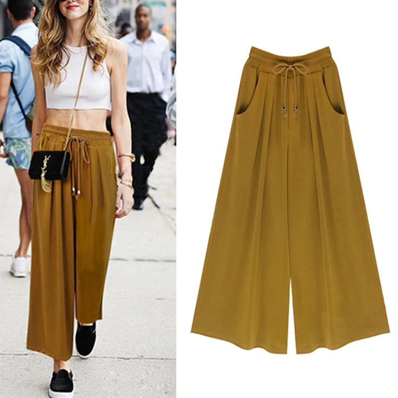 VICABO 5XL Woman Pants Fashion Solid Color Ankle-length Pants Drawstring Joggers Women Spring Autumn Pantalones De Mujer
VICABO 5XL Woman Pants Fashion Solid Color Ankle-length Pants Drawstring Joggers Women Spring Autumn Pantalones De Mujer