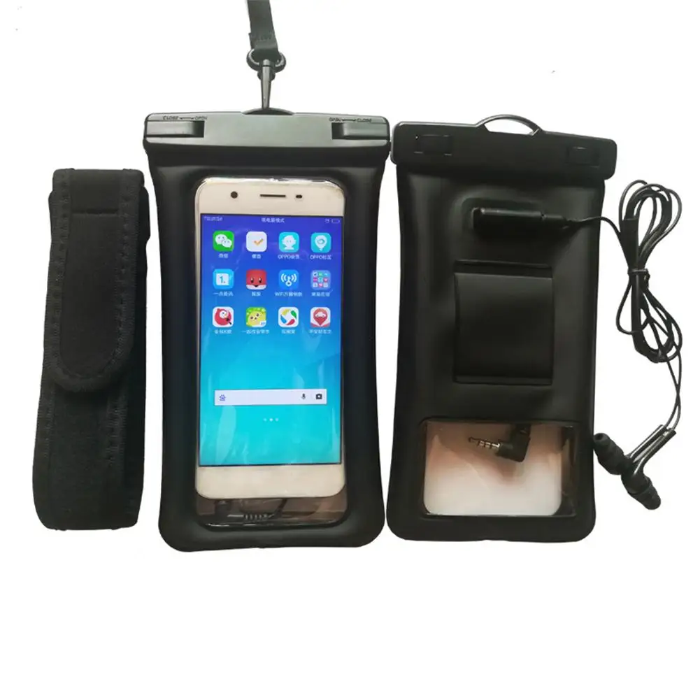Floatable Waterproof Phone Case Swimming Phone Pouch Dry Bag With Armband And Audio Jack For IPhone X 8 Plus 8 7 Plus
Floatable Waterproof Phone Case Swimming Phone Pouch Dry Bag With Armband And Audio Jack For IPhone X 8 Plus 8 7 Plus