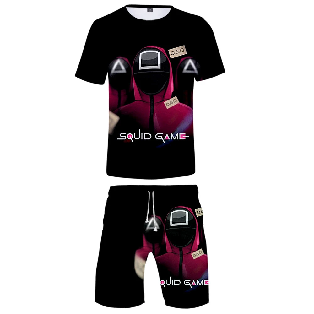 Squid Game 3D T-shirt+Beach Shorts Sets Clothing Fashion Harajuku Hip Hop Summer Two-Piece Sets Fashion New Sale Cool Clothes
Squid Game 3D T-shirt+Beach Shorts Sets Clothing Fashion Harajuku Hip Hop Summer Two-Piece Sets Fashion New Sale Cool Clothes