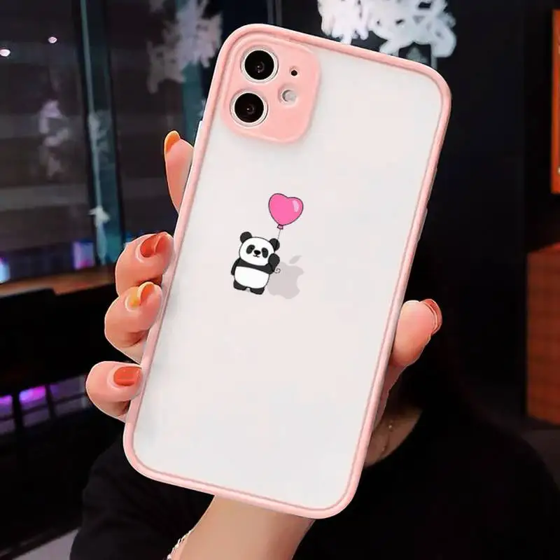 Off Panda Cat Dinosaur Phone Case For iPhone 12 11 Mini Pro XR XS Max 7 8 Plus X Matte transparent Pink Back Cover
Off Panda Cat Dinosaur Phone Case For iPhone 12 11 Mini Pro XR XS Max 7 8 Plus X Matte transparent Pink Back Cover