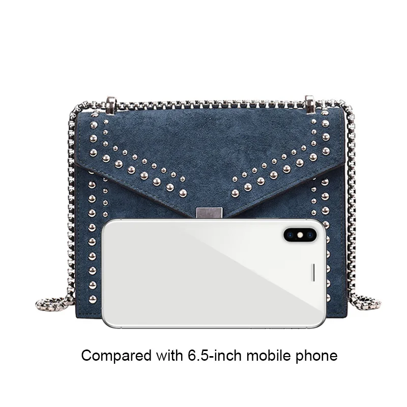 Fashion Designer Leather Small Messenger Bag for Women 2020 Chain Rivet Hasp Crossbody Bags Shoulder
Fashion Designer Leather Small Messenger Bag for Women 2020 Chain Rivet Hasp Crossbody Bags Shoulder