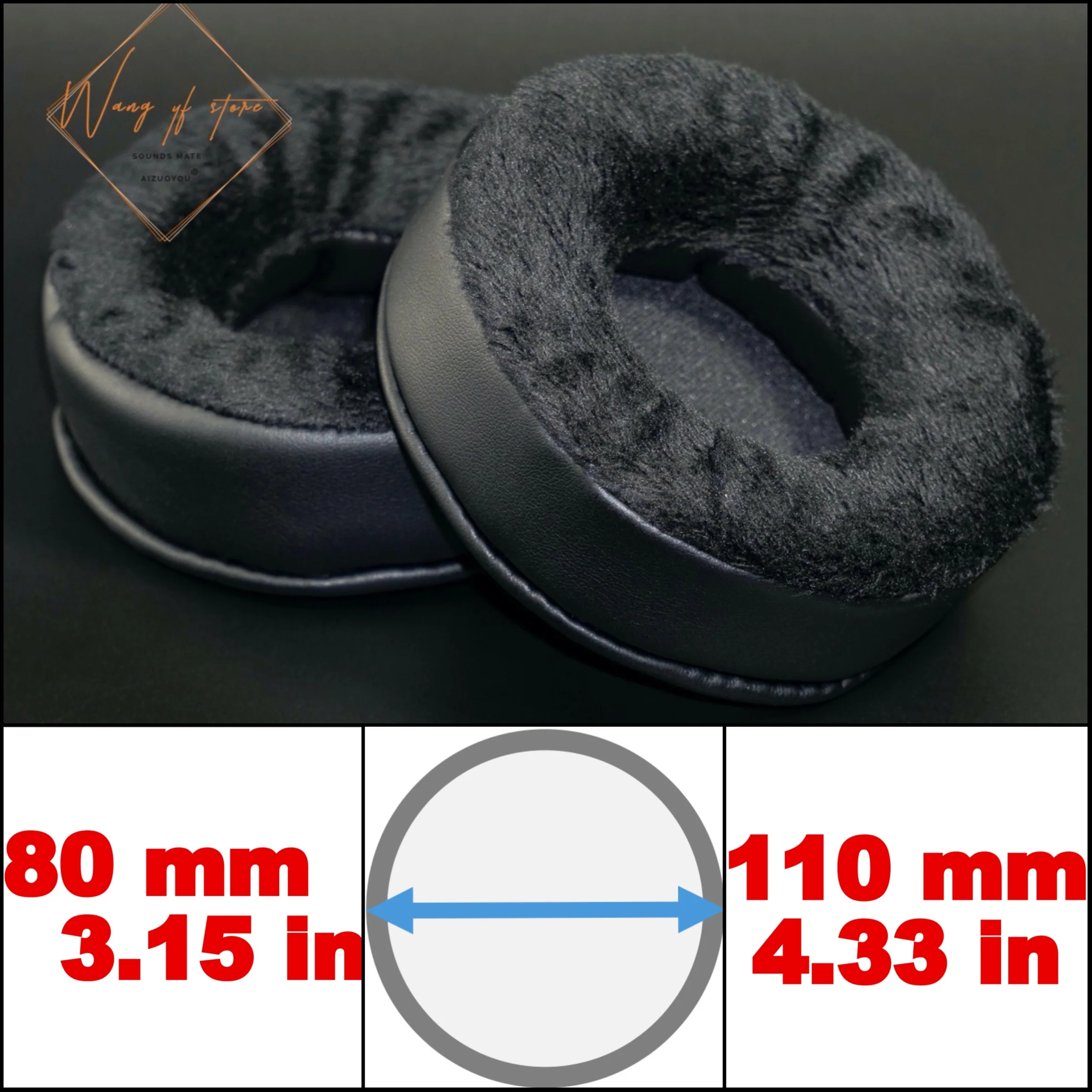 3D Super Thick Soft Foam Ear Pads Headphone Leather Velour Velvet Perfect Combine - 80MM-110mm For Sennheiser For Sony For AKG
3D Super Thick Soft Foam Ear Pads Headphone Leather Velour Velvet Perfect Combine - 80MM-110mm For Sennheiser For Sony For AKG