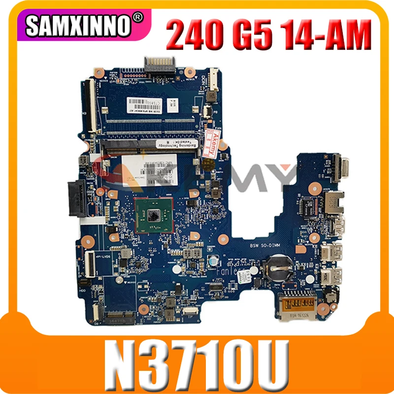 858041-001 858041-601 For HP Pavilion 240 G5 14-AM Laptop Motherboard DINERINL-6050A2823301-MB-A01 with N3710U all fully Tested
858041-001 858041-601 For HP Pavilion 240 G5 14-AM Laptop Motherboard DINERINL-6050A2823301-MB-A01 with N3710U all fully Tested