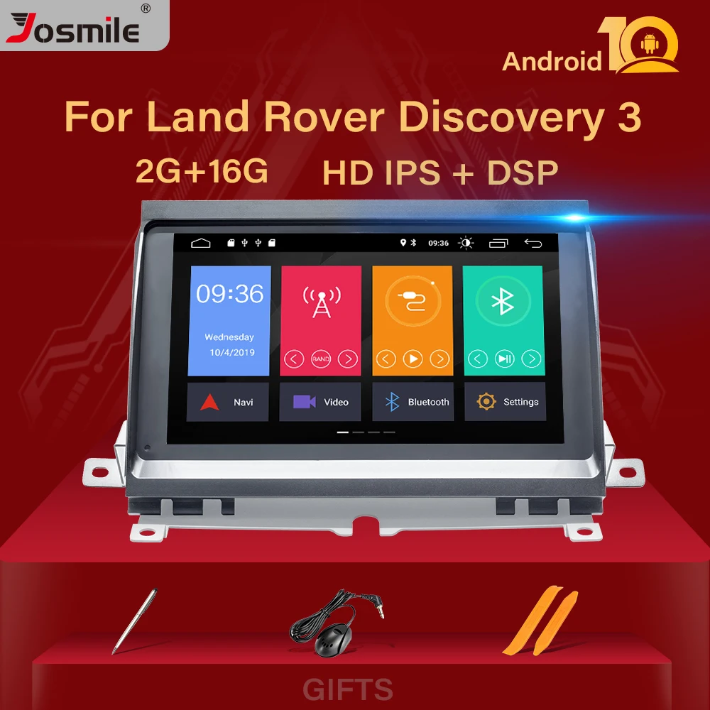 2 ГБ Android 10 автомобильный мультимедийный плеер для Land Rover Discovery 3 LR3 L319 2004 ~ 2009 Радио