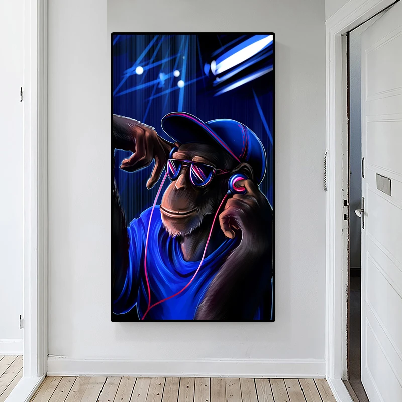 Modern Pop Art Wall Canvas Painting Cool Monkey Gorilla Wall Pictures and Prints For Living Room Home Wall Poster Print Quadros
Modern Pop Art Wall Canvas Painting Cool Monkey Gorilla Wall Pictures and Prints For Living Room Home Wall Poster Print Quadros
