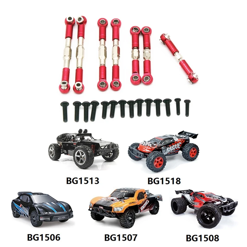 for BG1506 BG1507 BG1508 BG1513 BG1518 Metal Pull Rod Link Rod Tie Rod Upgrade Accessories 1/12 RC Car Parts
for BG1506 BG1507 BG1508 BG1513 BG1518 Metal Pull Rod Link Rod Tie Rod Upgrade Accessories 1/12 RC Car Parts