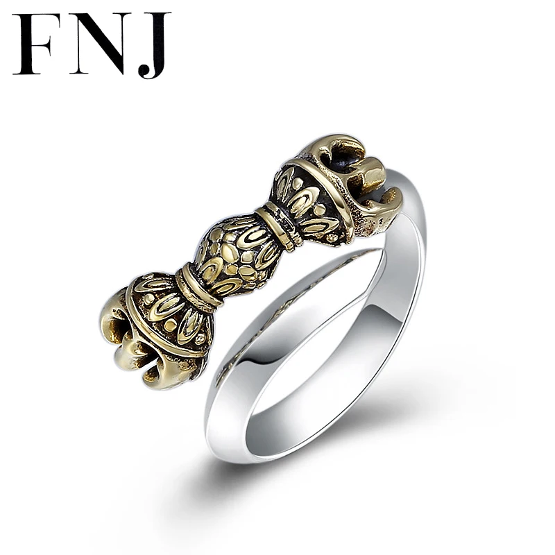 FNJ 925 Серебряное кольцо Vajra меч Панк Новые модные оригинальные кольца из стерлингового серебра S925 для мужчин ювелирные изделия регулируемый ...
FNJ 925 Серебряное кольцо Vajra меч Панк Новые модные оригинальные кольца из стерлингового серебра S925 для мужчин ювелирные изделия регулируемый ...