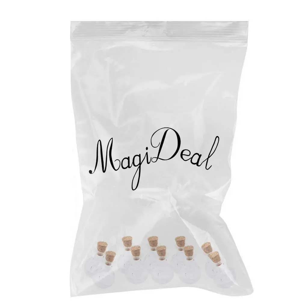 10pcs Mini Clear Glass Bottles With Cork Stopper Small Drifting Wishing Bottles DIY Pendants Small Glass Mini Containers
10pcs Mini Clear Glass Bottles With Cork Stopper Small Drifting Wishing Bottles DIY Pendants Small Glass Mini Containers