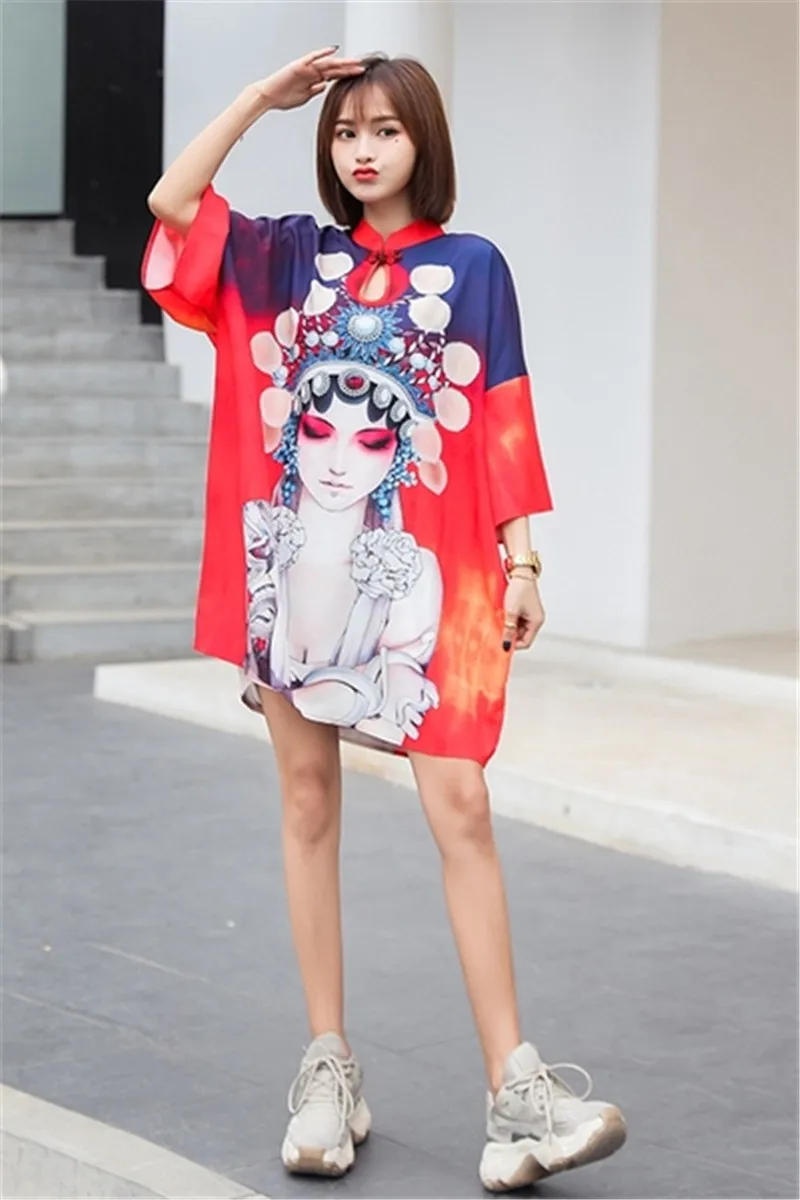 BIG SIZE 4XL Summer Women Fashion Elegant Pattern Print Tops Ladies Female Plus Large Short Sleeve Casual Loose T shirt
BIG SIZE 4XL Summer Women Fashion Elegant Pattern Print Tops Ladies Female Plus Large Short Sleeve Casual Loose T shirt