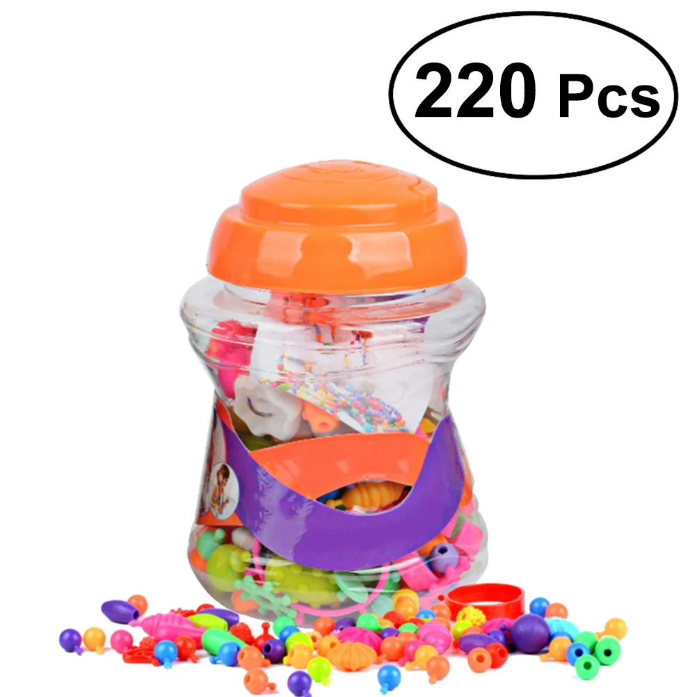 220 шт., бусины на застежке для девочек 
220 шт., бусины на застежке для девочек