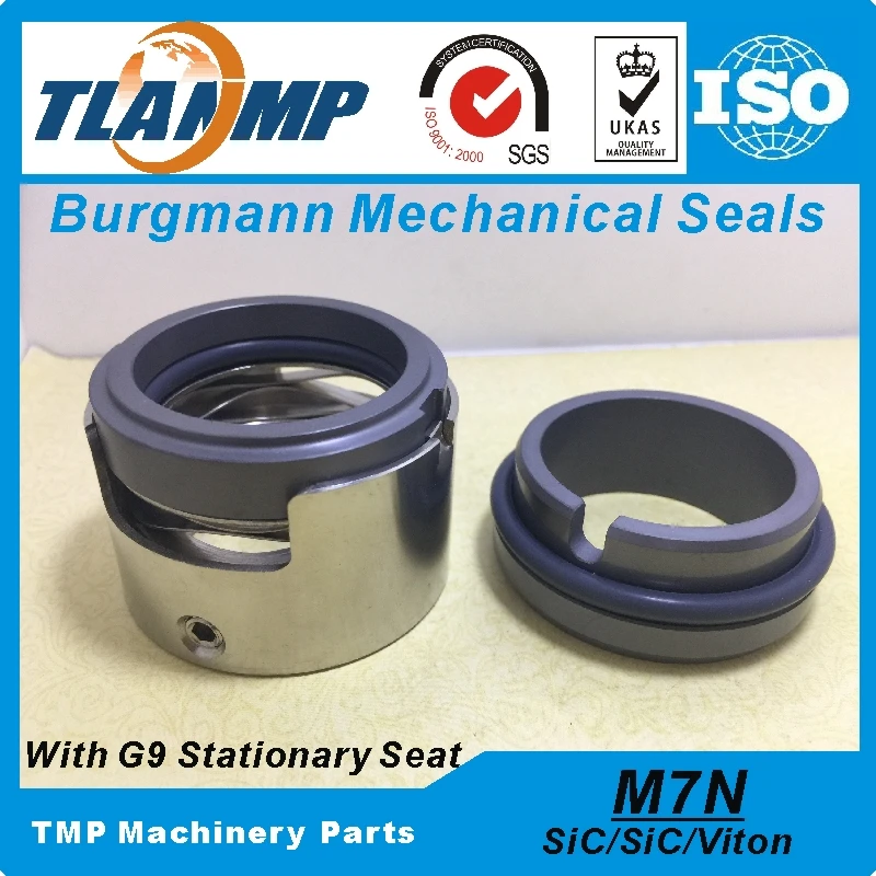 M7N-65 (M7N/65-G9) Burgmann TLANMP механические уплотнения для размера вала 65 мм насосы с G9 стационарным сиденьем (материал: SIC/VIT)
M7N-65 (M7N/65-G9) Burgmann TLANMP механические уплотнения для размера вала 65 мм насосы с G9 стационарным сиденьем (материал: SIC/VIT)