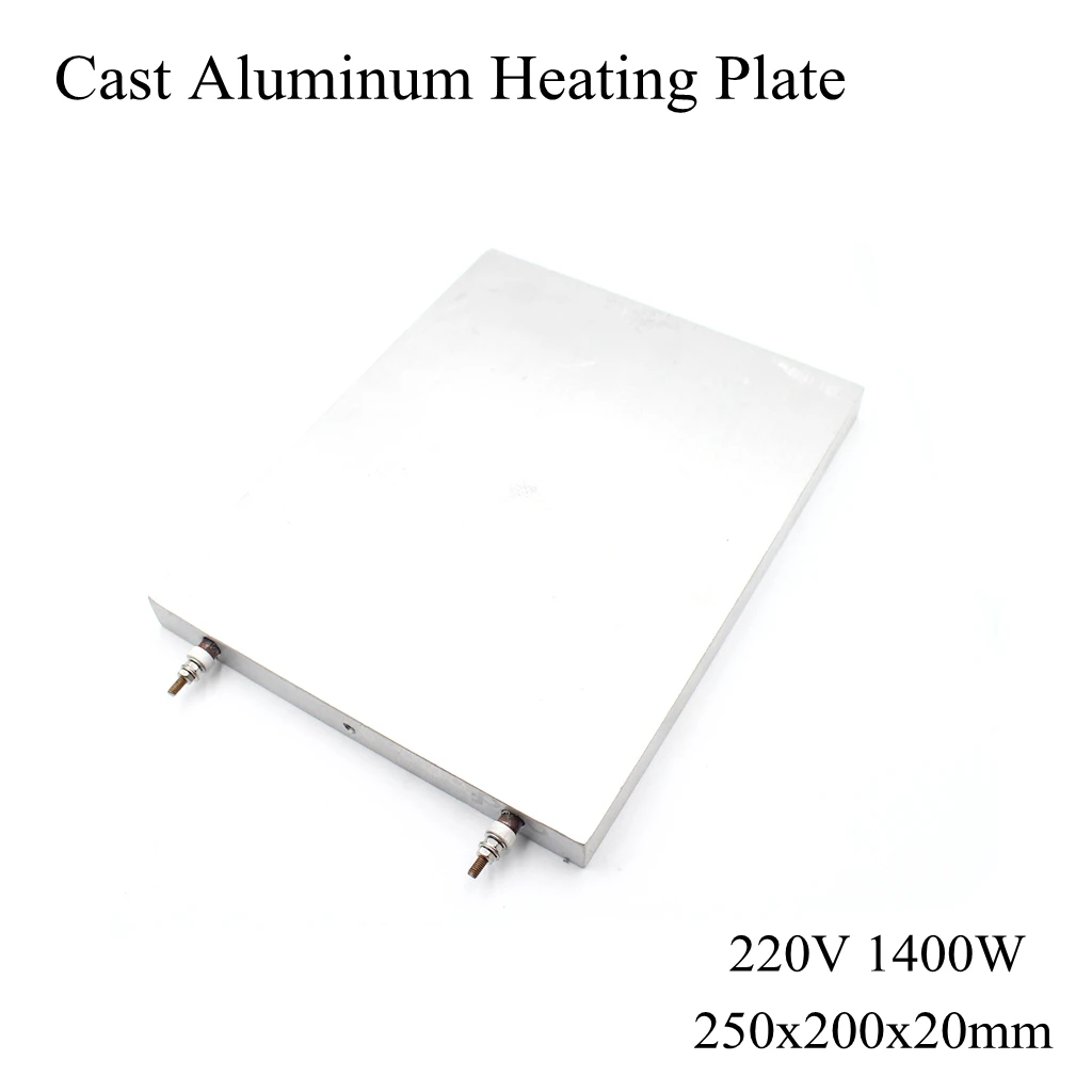 Square 250x200mm 220V 1400W Cast Aluminum Heating Plate High Temperature Aluminum Band Heater Press Machine Extruder Laminator
Square 250x200mm 220V 1400W Cast Aluminum Heating Plate High Temperature Aluminum Band Heater Press Machine Extruder Laminator