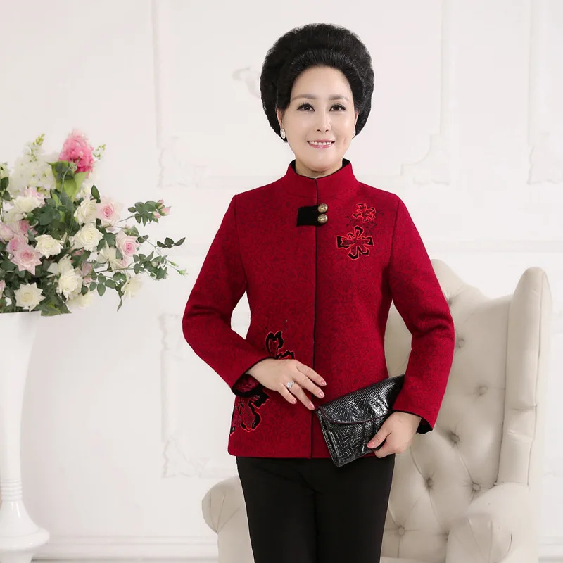Woman Winter Plus Size Mandarin Collar Full 20% Wool Coat Lady Spring Autumn Embroidery Jacquard Cardigan Cashmere Overcoat
Woman Winter Plus Size Mandarin Collar Full 20% Wool Coat Lady Spring Autumn Embroidery Jacquard Cardigan Cashmere Overcoat