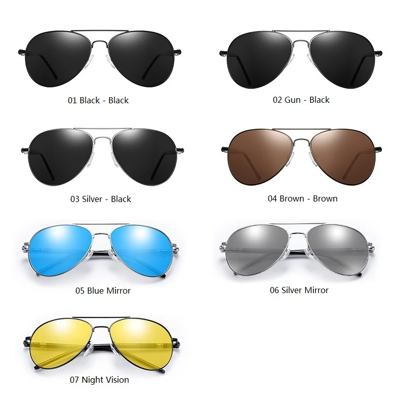 Men's Polarized Sunglasses Men Women Driving Pilot Vintage Sun Glasses Brand Designer Male Black Sunglasses For Man Women UV400
Men's Polarized Sunglasses Men Women Driving Pilot Vintage Sun Glasses Brand Designer Male Black Sunglasses For Man Women UV400