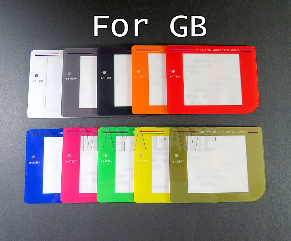 Новый цветной защитный экран 100 шт./лот для игровой консоли Nintendo GameBoy GB, пластиковая Защитная панель
Новый цветной защитный экран 100 шт./лот для игровой консоли Nintendo GameBoy GB, пластиковая Защитная панель