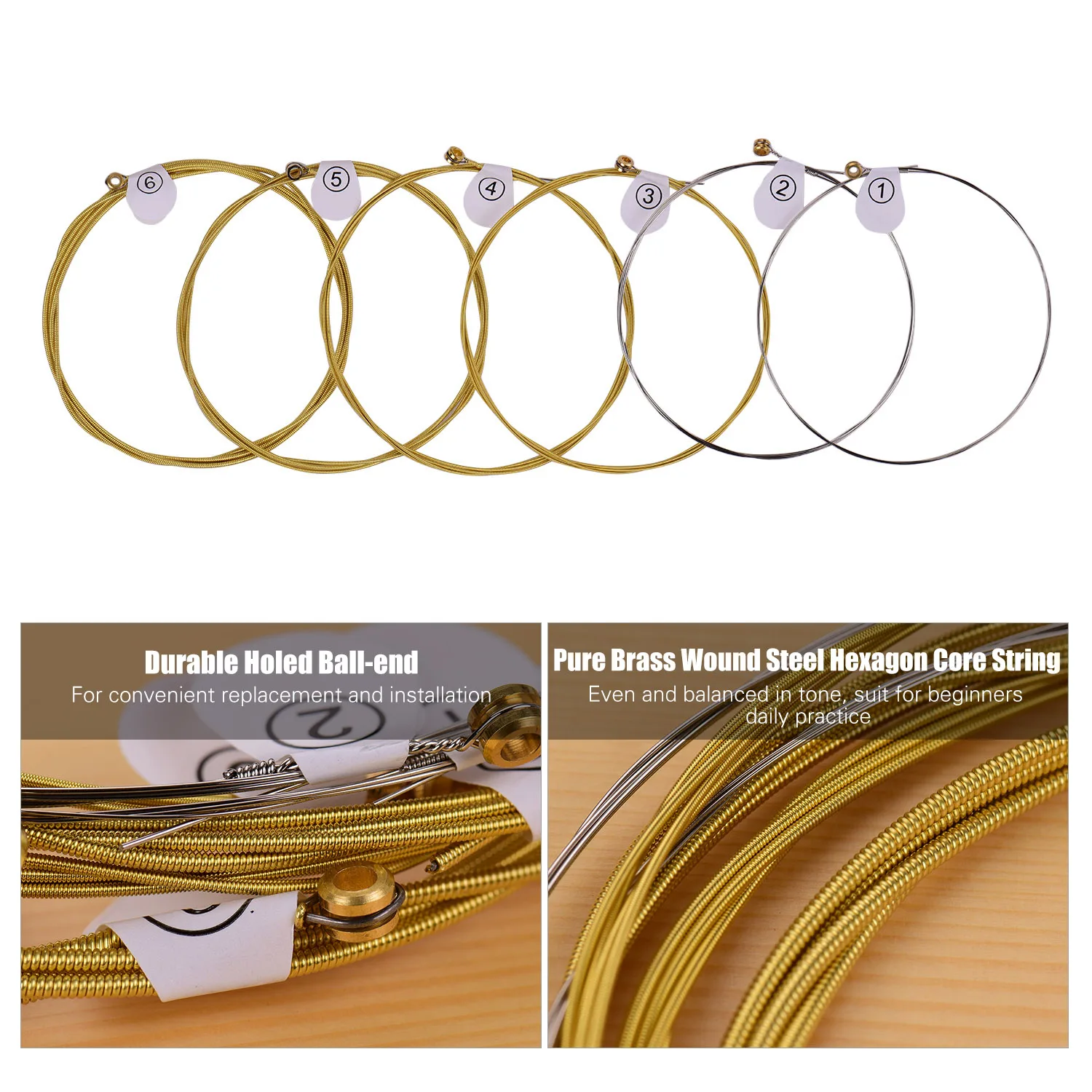 ZIKO DAG-011 Custom Light Acoustic Folk Guitar Strings Steel Core Wire Brass Wound Corrosion Resistant guitar accessories
ZIKO DAG-011 Custom Light Acoustic Folk Guitar Strings Steel Core Wire Brass Wound Corrosion Resistant guitar accessories