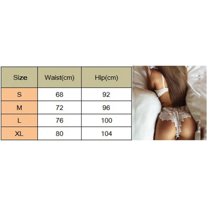 Women Sexy Lingerie Lace Briefs Open Crotchless Low-waist Panties Knickers G-string Thong Underwear
Women Sexy Lingerie Lace Briefs Open Crotchless Low-waist Panties Knickers G-string Thong Underwear