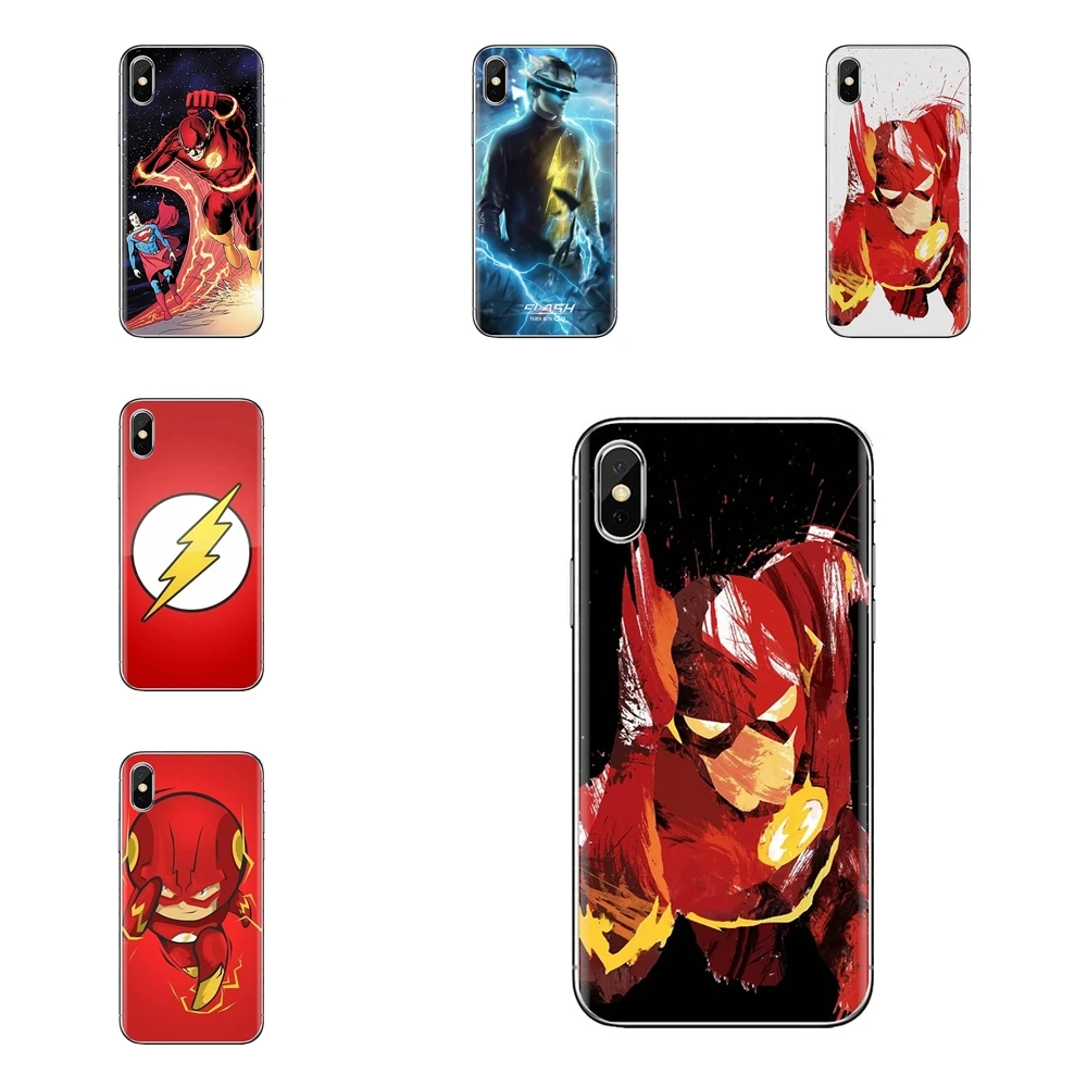 Comic Book collays flash man logo прозрачные мягкие чехлы для iPod Touch Apple iPhone 4 4s 5 5S SE 5C 6 6S 7 8 X XR XS Plus