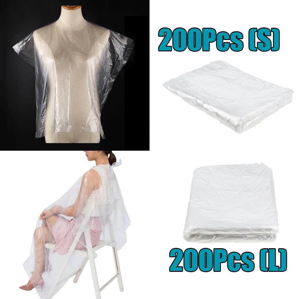400pcs S&L Transparent Disposable Hair Cutting Capes Set Salon Gown Unisex
400pcs S&L Transparent Disposable Hair Cutting Capes Set Salon Gown Unisex