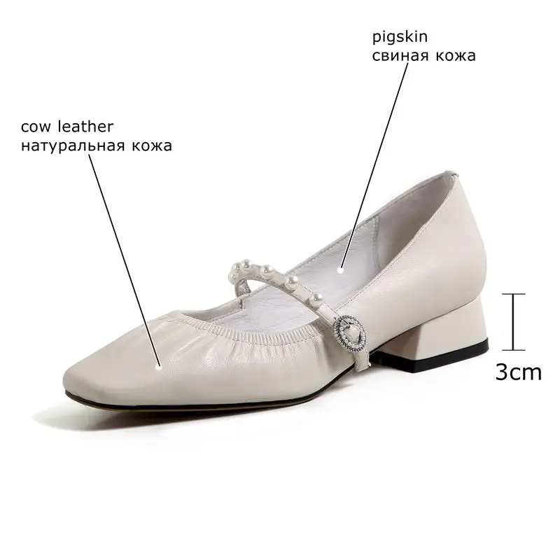 ALLBITEFO Pleated design comfortable natural genuine leather women pumps square toe fashion women high heels high heel shoes
ALLBITEFO Pleated design comfortable natural genuine leather women pumps square toe fashion women high heels high heel shoes