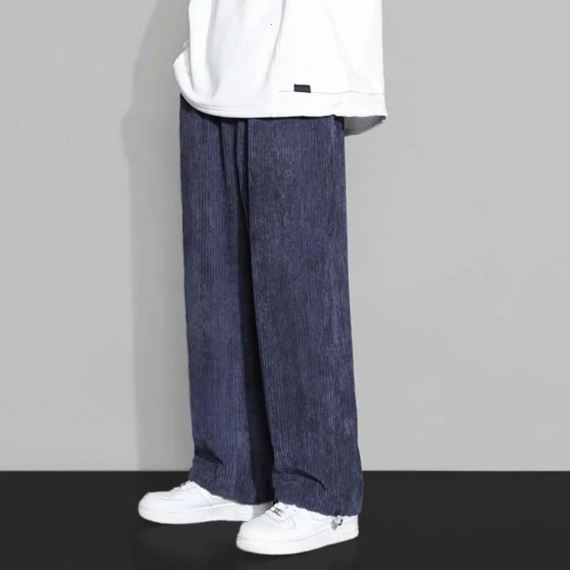 Pants Men's Large Corduroy Wide Leg Drawstring Leggings Solid Color Autumn Winter Tidal Current Streetwear New Free Shipping
Pants Men's Large Corduroy Wide Leg Drawstring Leggings Solid Color Autumn Winter Tidal Current Streetwear New Free Shipping