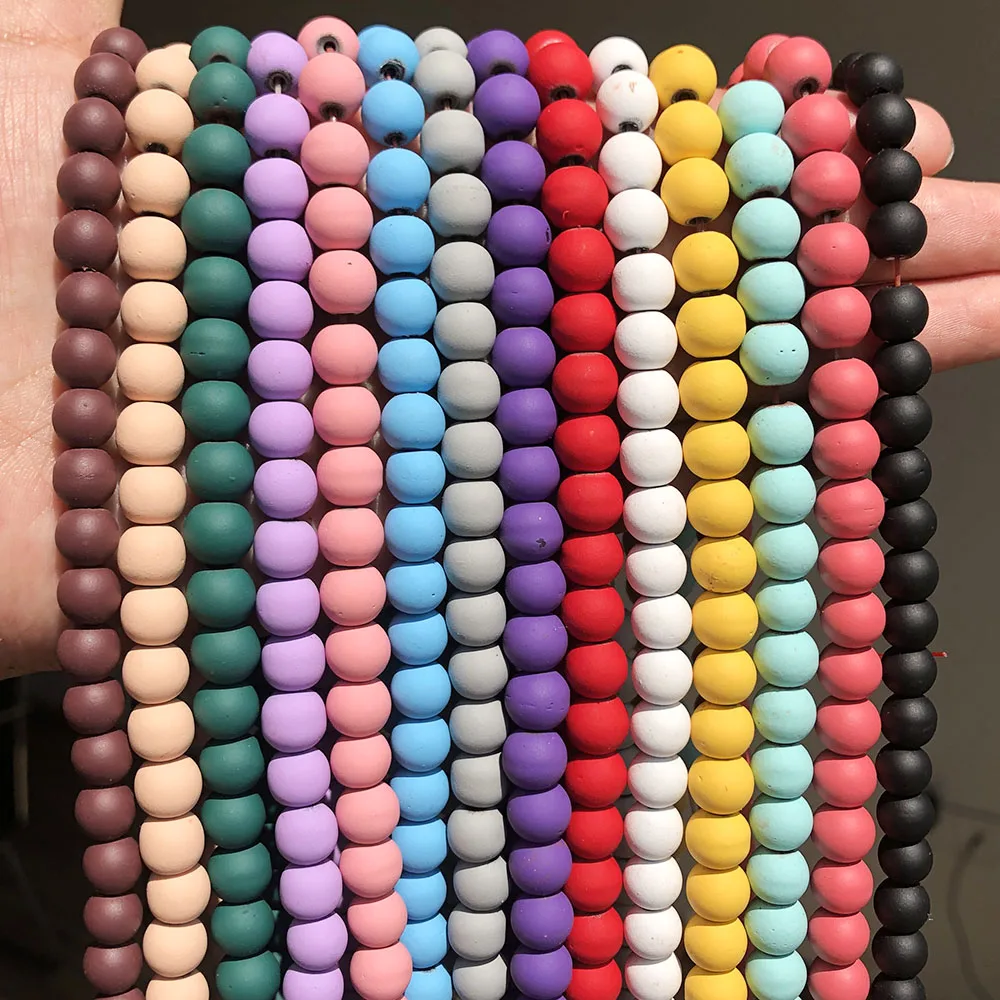 Natural Stone Beads Matte Red Blue Rubber Hematite Round Loose Beads for Accessories Jewelry Making Diy Bracelet 15" 4 6 8mm
Natural Stone Beads Matte Red Blue Rubber Hematite Round Loose Beads for Accessories Jewelry Making Diy Bracelet 15" 4 6 8mm
