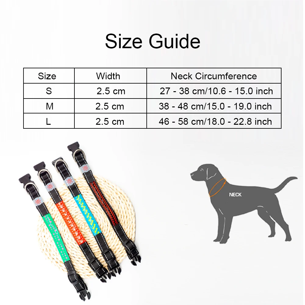 Luminous Pattern Collar for Dogs Cool USB Charging LED dog Collar Anti-lost Necklace Funny Pet Products
Luminous Pattern Collar for Dogs Cool USB Charging LED dog Collar Anti-lost Necklace Funny Pet Products