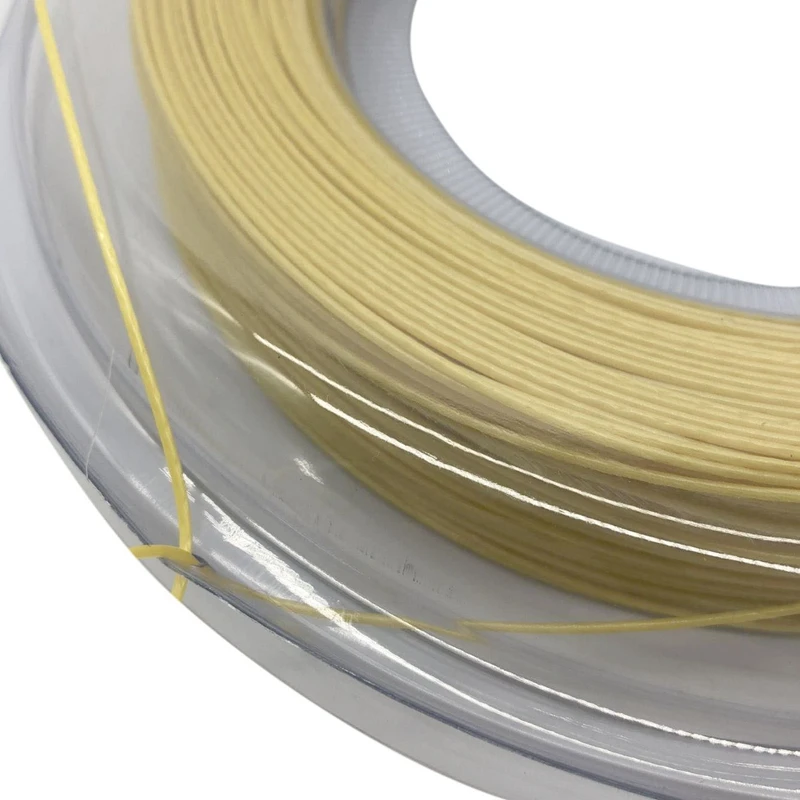 Yellow Polyester Tennis Racquet String for Practice Primary Hard-To-Play Hard Line, Diameter 1.25mm, Length 200M
Yellow Polyester Tennis Racquet String for Practice Primary Hard-To-Play Hard Line, Diameter 1.25mm, Length 200M