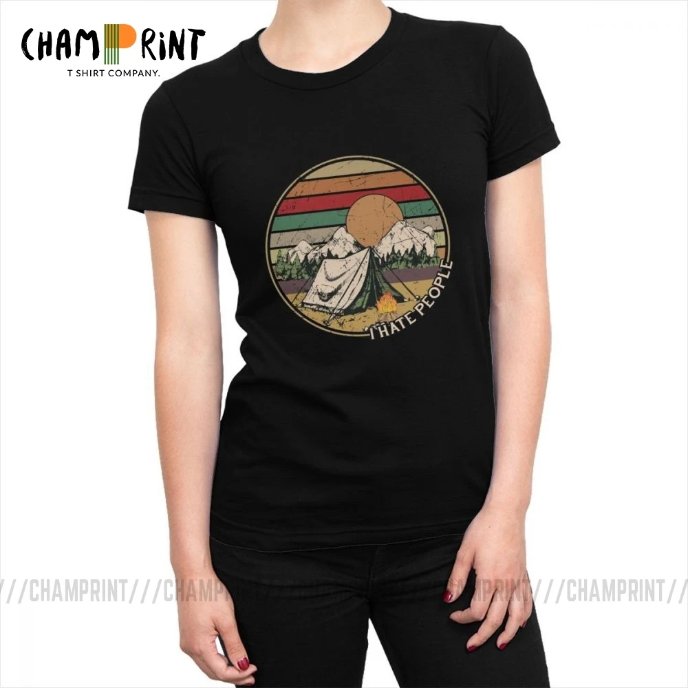 Love Camping Tee Shirt Tops I Hate People Vintage T-shirt for Women Hip Hop Hiking Cotton T Shirt Female Clothing Plus Size
Love Camping Tee Shirt Tops I Hate People Vintage T-shirt for Women Hip Hop Hiking Cotton T Shirt Female Clothing Plus Size