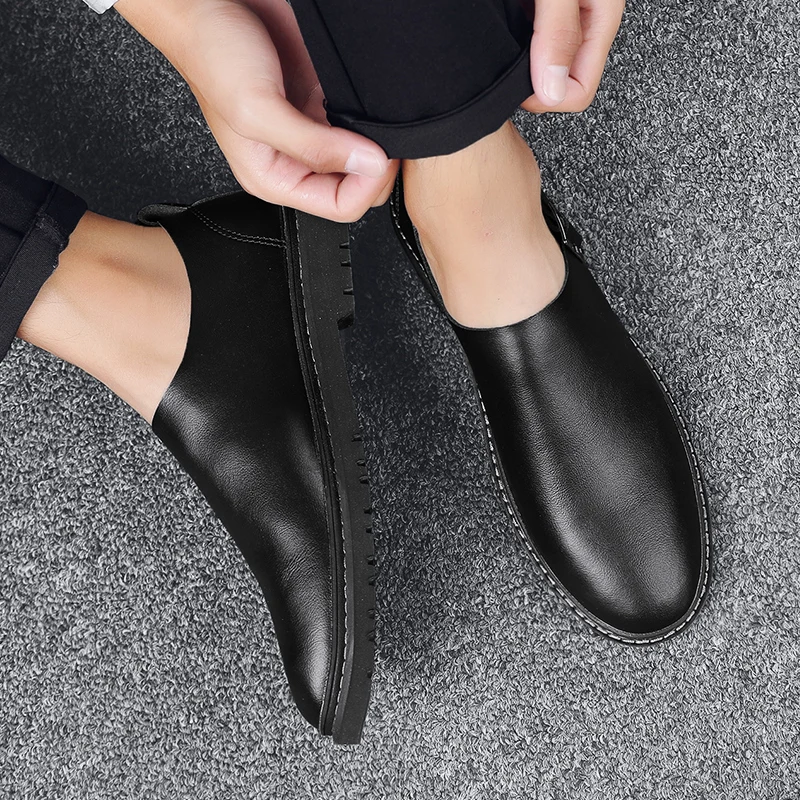 High Quality Genuine Leather Men Shoes Soft Moccasins Loafers Fashion Brand Men Flats Comfy Business Formal Shoes
High Quality Genuine Leather Men Shoes Soft Moccasins Loafers Fashion Brand Men Flats Comfy Business Formal Shoes