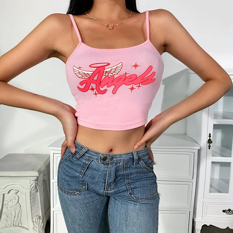 DUAYR 2021 Vest Women Summer Baby Tee Y2k Fashion Pink Sleeveless Tank Top Casual Sexy Basic Crop Top Spaghetti Backless Camis
DUAYR 2021 Vest Women Summer Baby Tee Y2k Fashion Pink Sleeveless Tank Top Casual Sexy Basic Crop Top Spaghetti Backless Camis