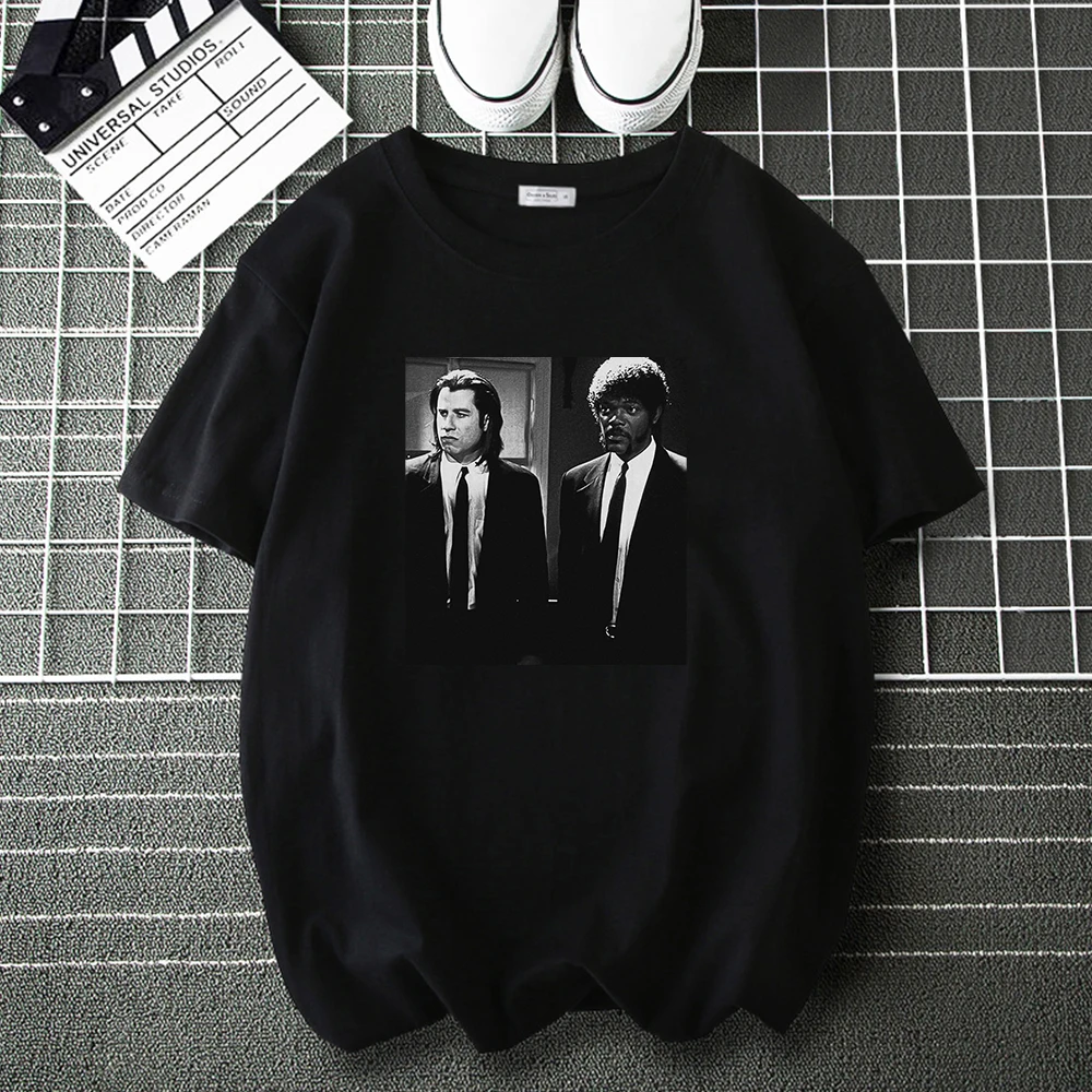 Classic Movie Pulp Fiction Star Comedy T-Shirts for Men Woman Casual Loose Tee Shirts Summer Tops Male Fashion Harajuku T Shirt
Classic Movie Pulp Fiction Star Comedy T-Shirts for Men Woman Casual Loose Tee Shirts Summer Tops Male Fashion Harajuku T Shirt